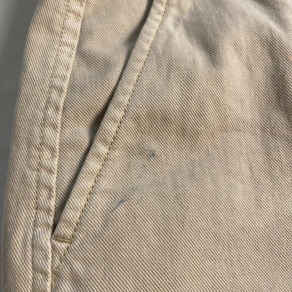 Gap Womens 12 Loose Khaki Pants Cotton Casual Wide Leg “Moonstone” Y2K Comfy - Picture 6 of 16
